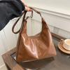 Stylish Large Capacity Spring Shoulder Bag For Women Vintage Chic Tote In Black Brown And Khaki