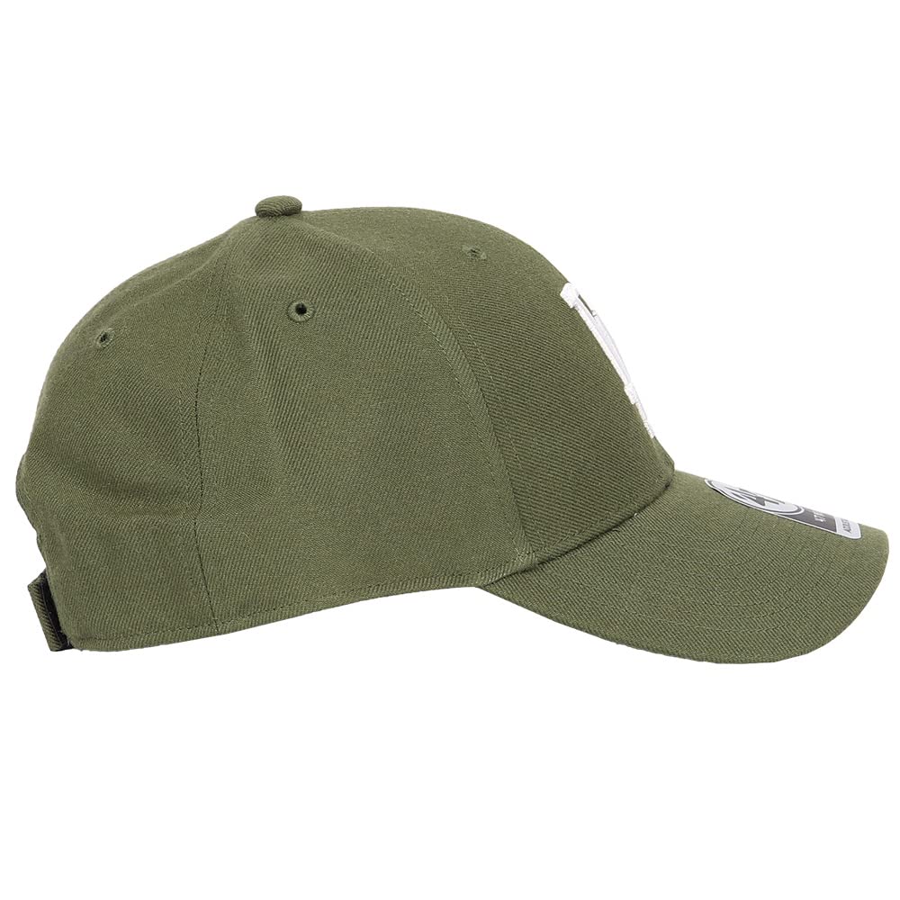 47 Cap MVP MLB Los Angeles Dodgers LA Logo Street Baseball Hat Velcro Sandalwood Olive Men's Women's