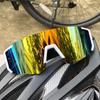 Outdoor Cycling Glasses Men'S Large Frame Colorful Sunglasses Women'S Skiing Mountaineering Cycling Sports Goggles Uv400 Eyewear