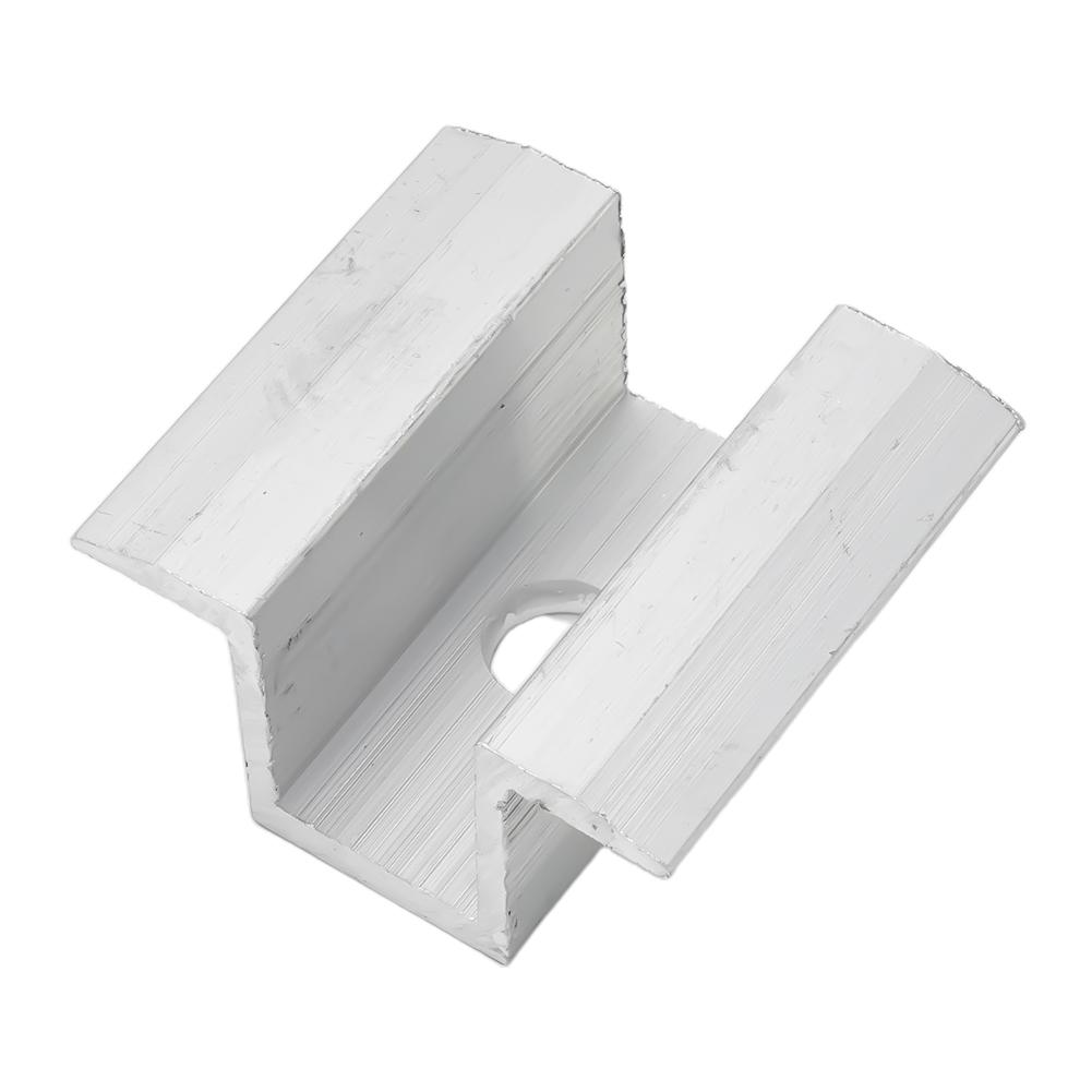 Grampo Solar Médio 10Pcs 3mm Espessura Conexão Painel Solar