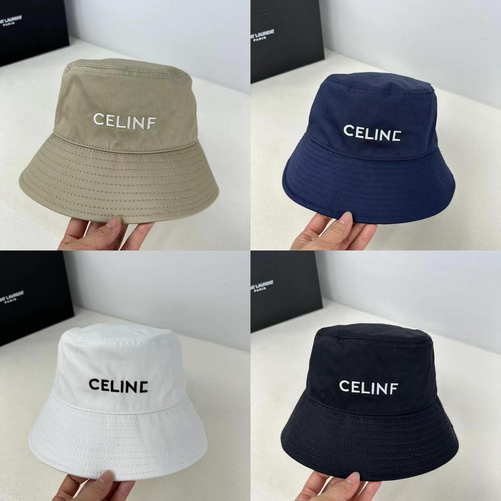 Cotton Letter Embroidered Fisherman Hat With Sun Protection For Women And Men Summer 2024