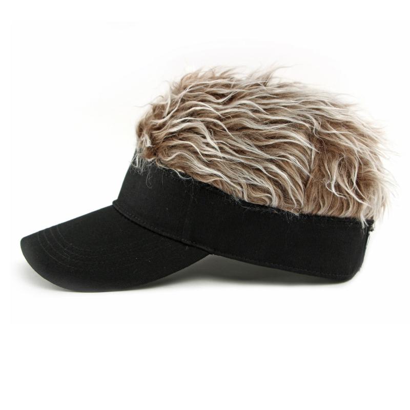 Funny Hat Men's Autumn Winter Outdoor Sunscreen Hat Cap Wig Cap Women Baseball Cap