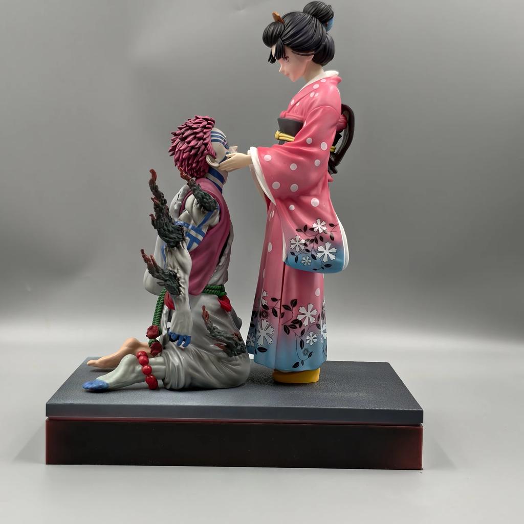 Anime Demon Slayer Akaza Koyuki Action Figures Pvc Statue Desktop Ornamen Collection Statue Model Decoration Room Desk Toys Gift