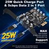 PCIe USB 3.0 Card, 2x USB C + 2x USB A PCI Express Expansion Card for Desktop PC