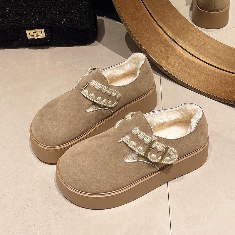 

Женские зимние теплые меховые сапоги большого размера на мягкой подошве с увеличением высоты, утепленные подкладкой, ботильоны до щиколотки, противоскользящие, для пеших прогулок, повседневные, спортивные, хлопковые сапоги 35 хаки