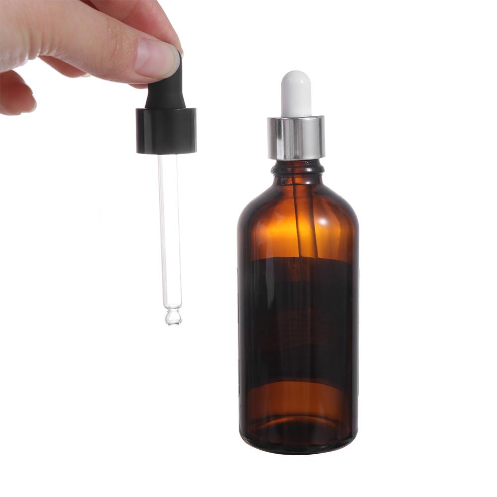 Rubber Head Dropper Pipette Aluminum Dropper Cover Essential Oil Dropper Bottles Cap Lab Dropper Dropper Lid Dropping Pipet