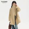 Tao Town Mädchen Midilanger Trenchcoat - Frühling/Herbst Koreanischer Stil Lässige Oberbekleidung