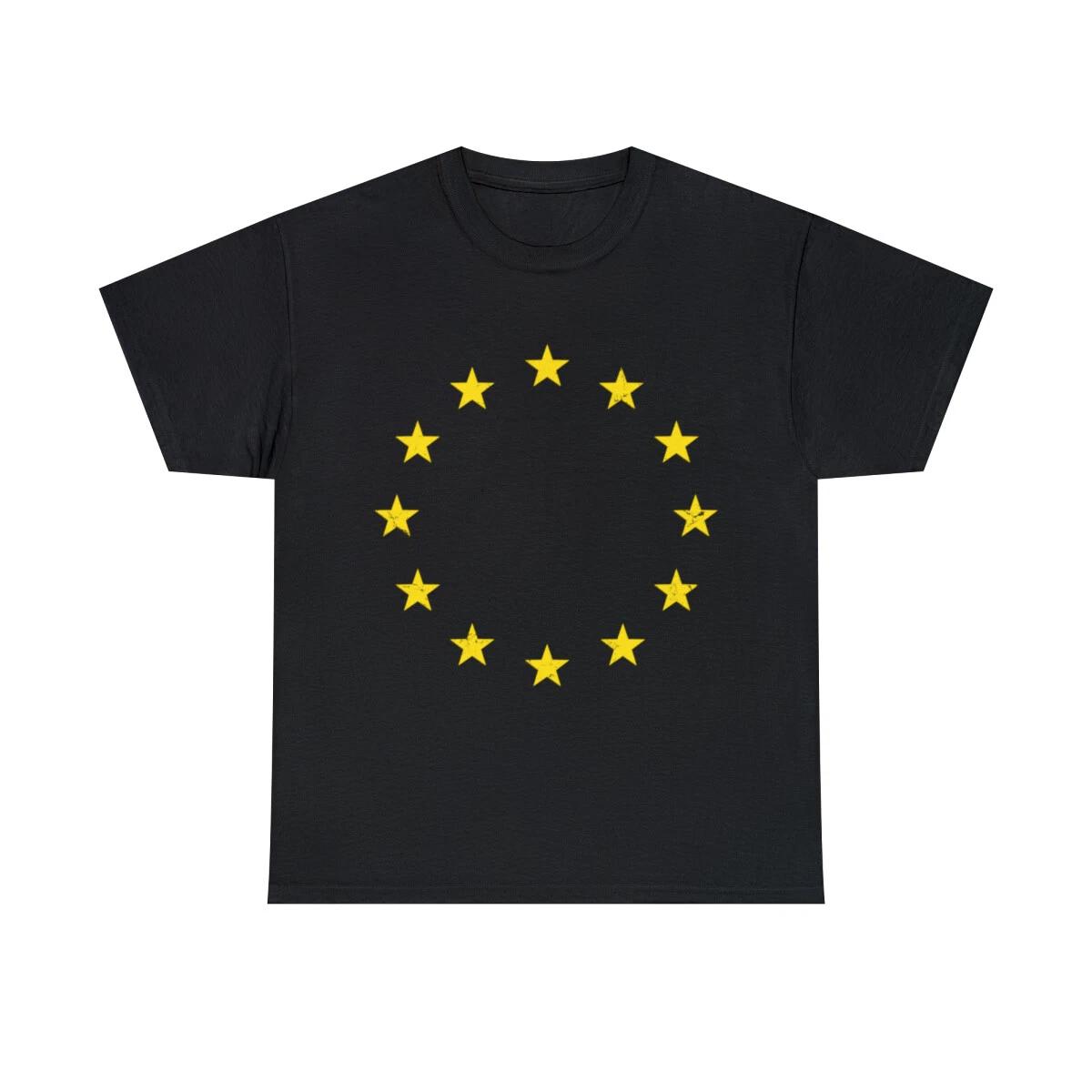 Retro EU Graphic Tee Shirt, S-5XL XL