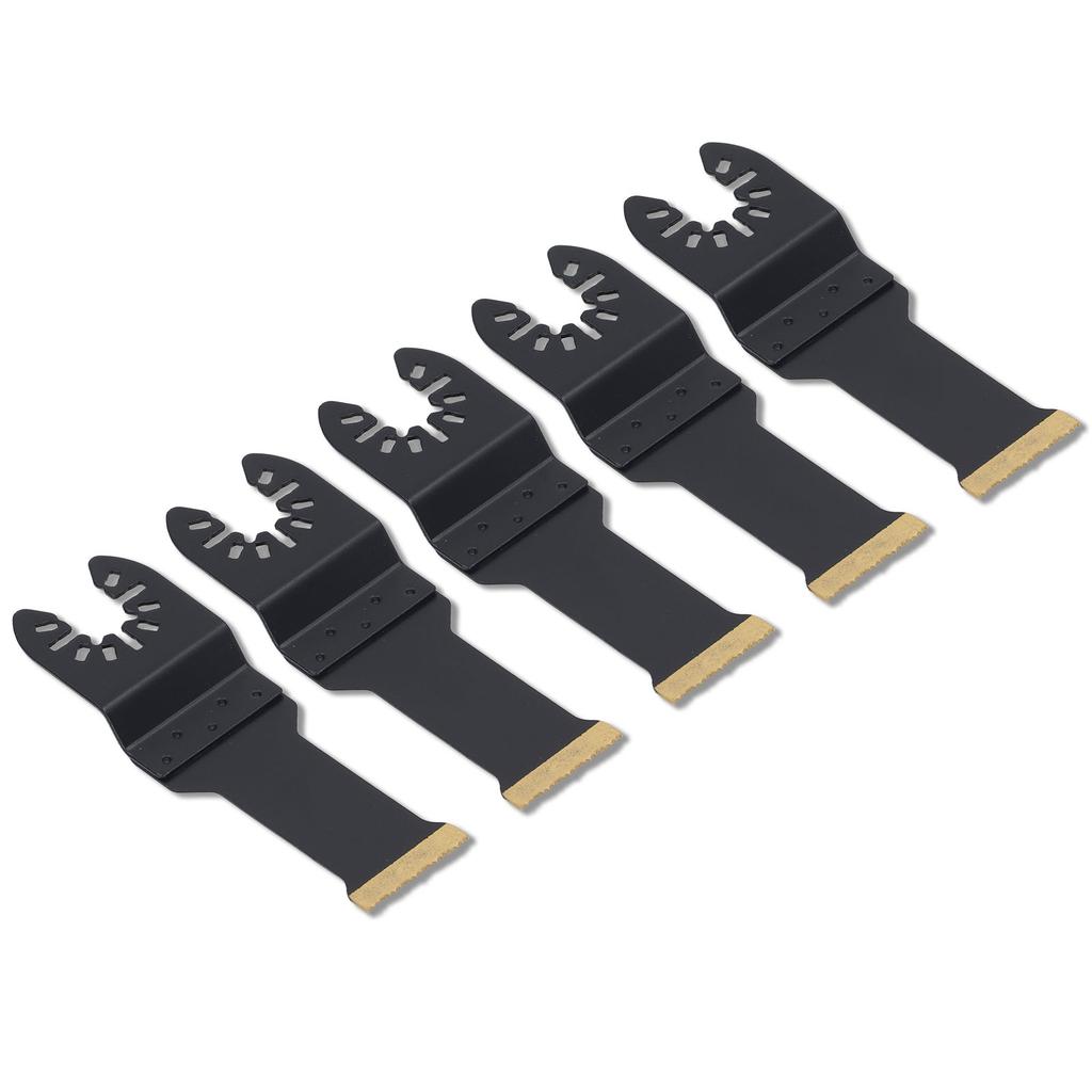 5Pcs Oscillating Tool Saw Blade Multifunctional Professional Titanium Plated Multitool Blades Kit