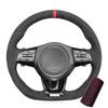 Coprivolante in Trecce Originale Per Kia Stinger 2017 2018 Coprivolante Auto da Cucire a Mano Rivestimento in Morbida Pelle Scamosciata