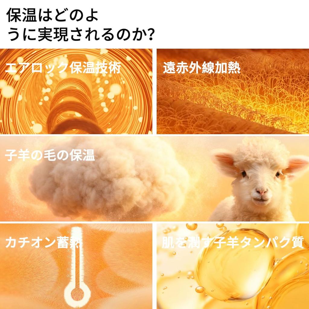 Vivirose Heattech Warm Long Top and Bottom Extra Winter Innerwear and Men's Innerwear, Sleeve, Front-Opening, Set, Fleece-Lined, Warm,