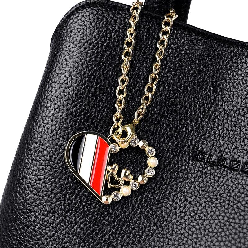 Luxusní značkové dámské kabelky Designové kabelky přes rameno Kožené kabelky Třívrstvé kabelky Crossbody pro ženy 2021