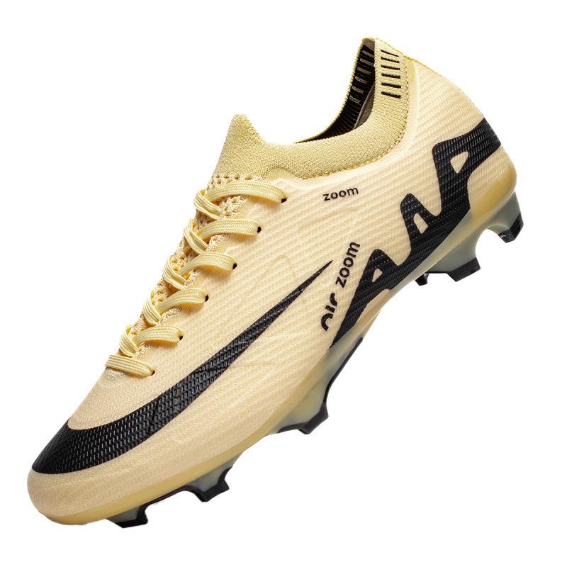 2025 new seamless fly-woven European Cup low-top football shoes, youth AG spike training sports shoes