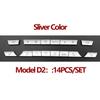 Sliver Color Dashboard Air Conditioning Temperature Control Ac Buttons Caps For BMW 5 6 7 Series F10 F01 F02 520 530