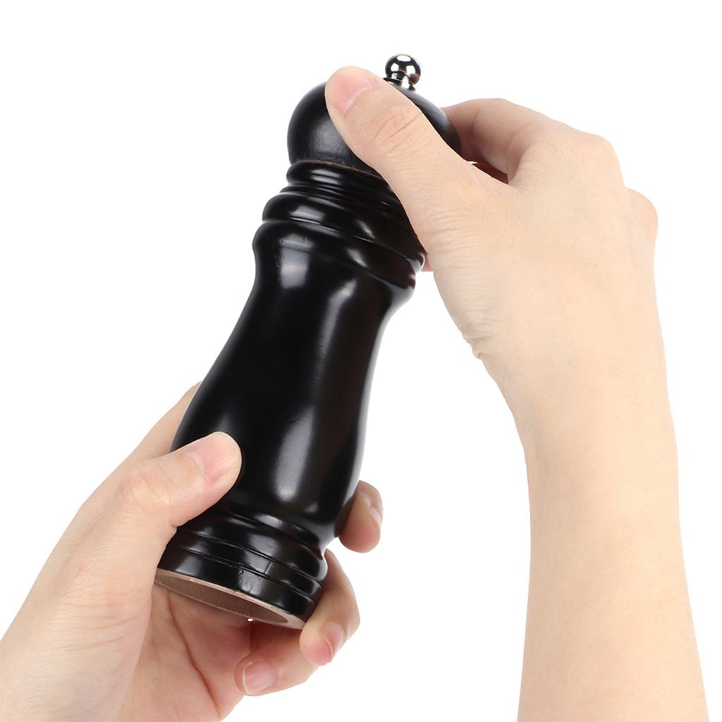 6in Adjustable Manual Pepper Grinder Spice Salt Seasoning Grinding Tool Mill Machine Kitchen