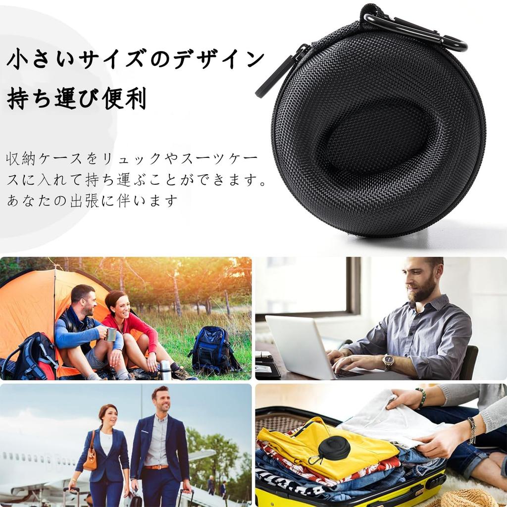 Yuswqin Watch Portable Watch Holds Watches up to 51mm 4 Sponges and 1 Case, Case, (Includes Carabiner) (1)