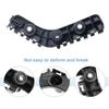 1 Pair Black Plastic Car Front Left & Right Bumper Bracket 55079229AD 55079228AD for 2011-2013