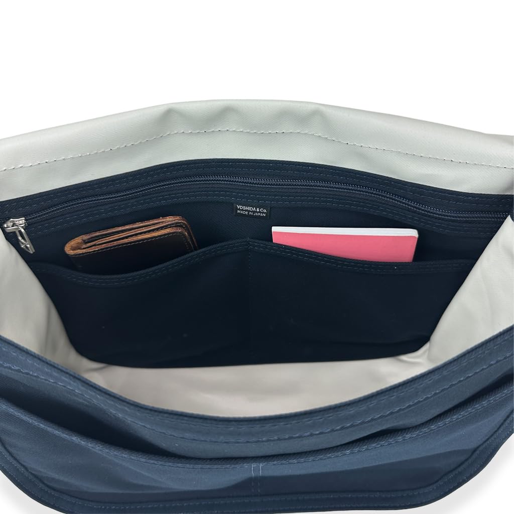 [Porter] Naked Shoulder Bag (L) 667-19471 NAKED Navy (50)