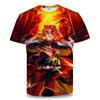 Demon Slayer Anime Clothes (Men's) Short Sleeve T-shirt Spring/Summer Outfit Middle School Teen Kids Trendy T-shirt Top