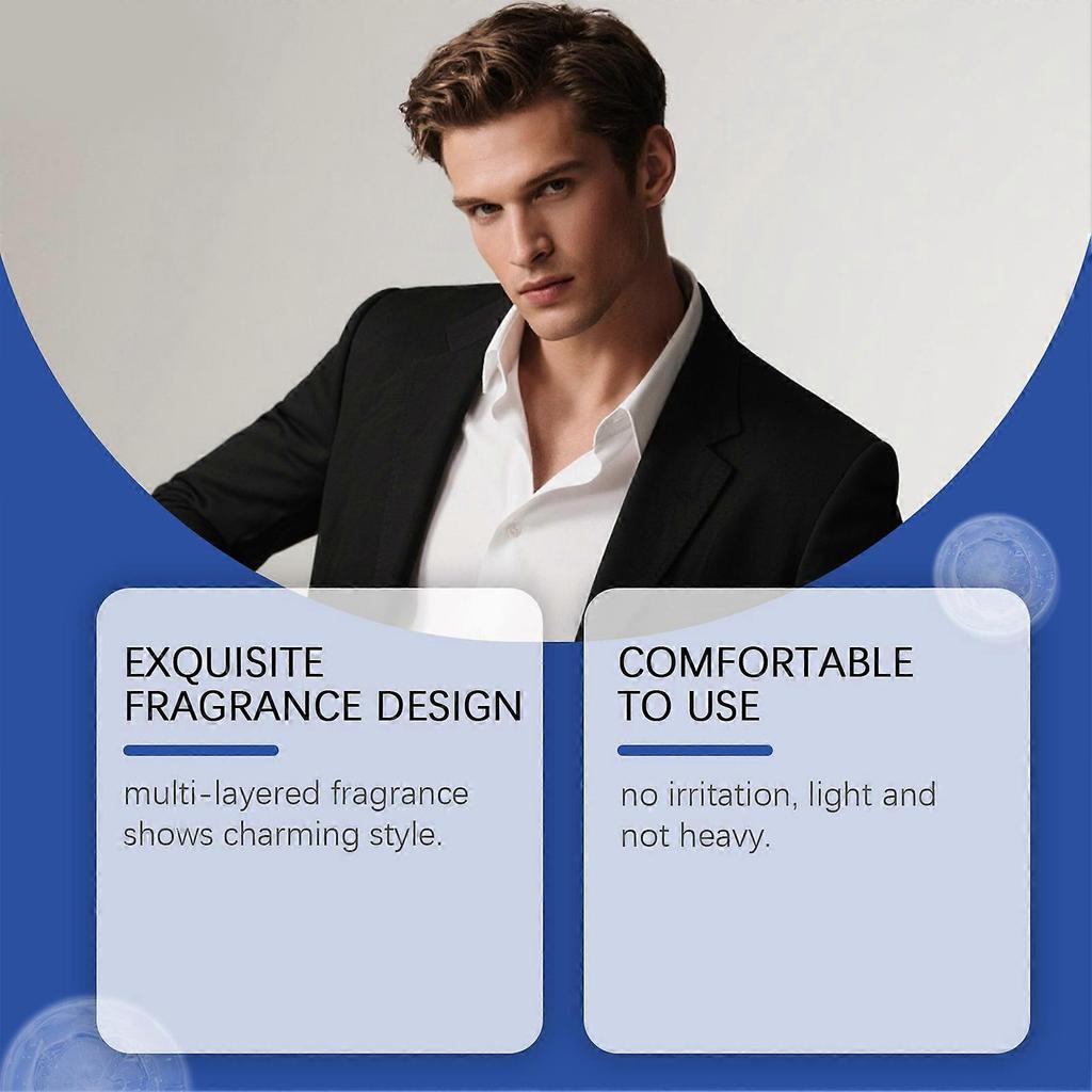 Men's Cologne Perfume 30ml Long Lasting Fragrance with Gentle Woody Notes less