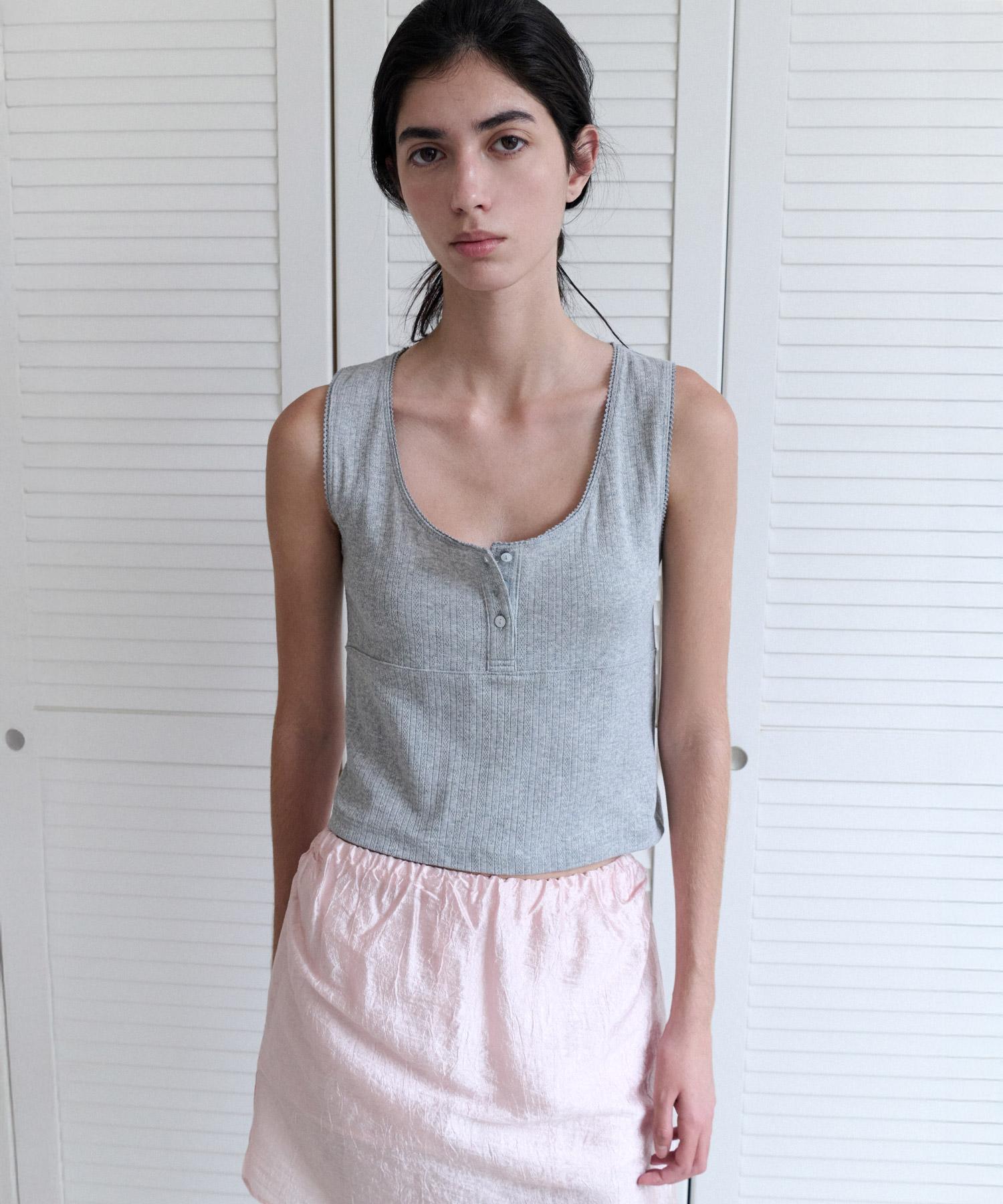 Annies Lazy Punching Sleeveless (Melange Gray) Melange Gray