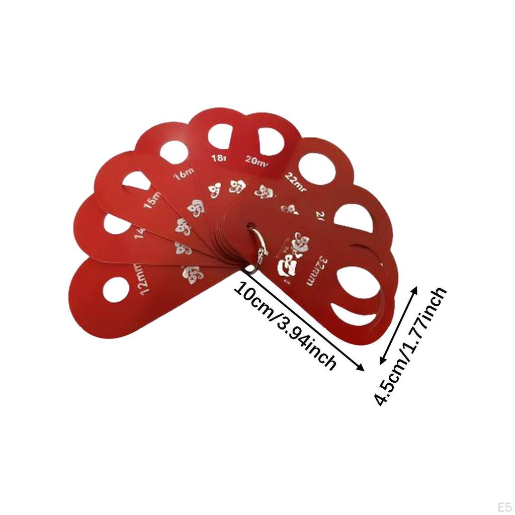 Fruit Diameter Caliper Ruler, Pocket Cherry Caliper, Accurate for Grading Selected Fruits,