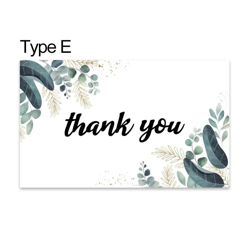 30pcs New Kraft Paper Cards Thank You For Your Order Card For Small Shop Gift Decoration Card For Small Business
