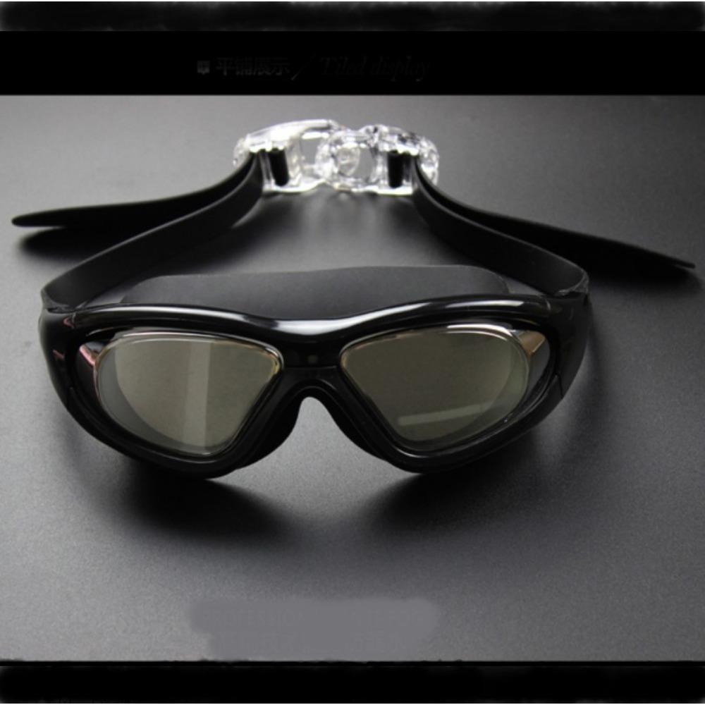 

Очки Спортивные очки для улицы с большой оправой Взрослые очки для плавания чёрный