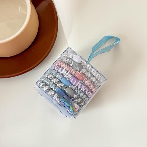 10pcs Thickened Hair Band  Coffee-colored Hair Tie  Cream-tied Ponytail Rubber Band  Simple and Elegant for WomenElasticity Durable  High-end Feel