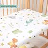 Customizable Soft Breathable Baby Crib and Kids Bed Mattress Cover