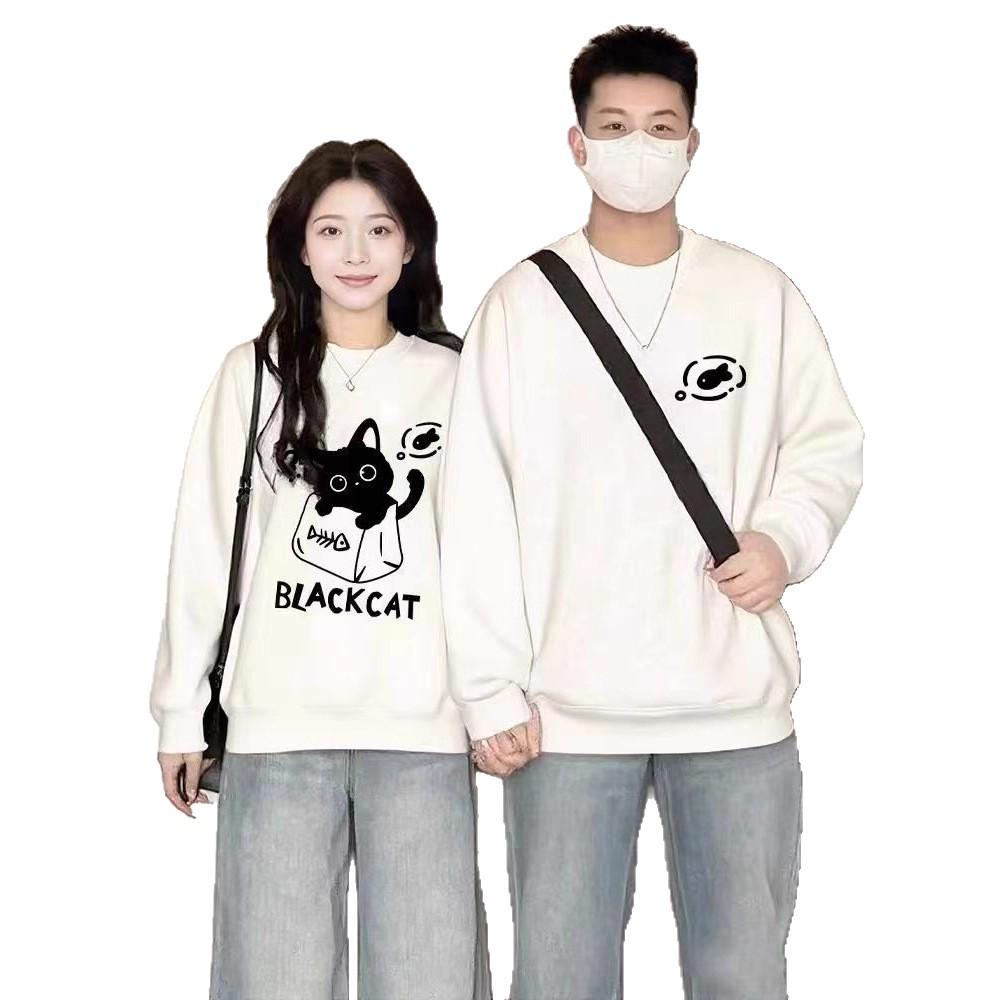 

Парные толстовки с капюшоном Осень/Зима 2025 - Новые парные топы для мужчин и женщин L