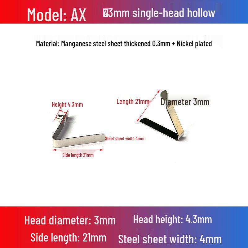 V-Shaped Spring Clip Buckle for Telescopic Tube and Tent Stroller Positioning