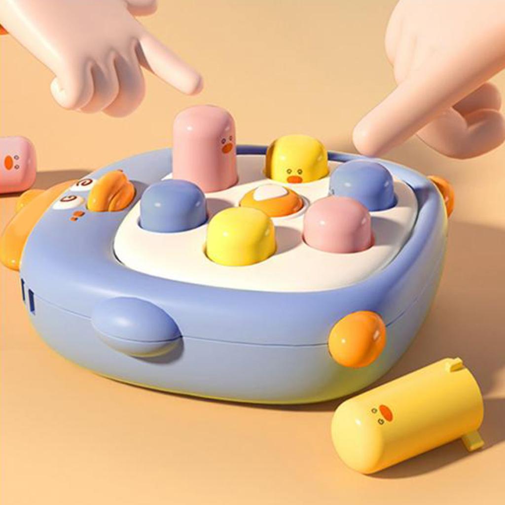 Kids Finger Whack Toy Interactive Educational Stress Relief Cartoon   Quick Speed Push Game Console