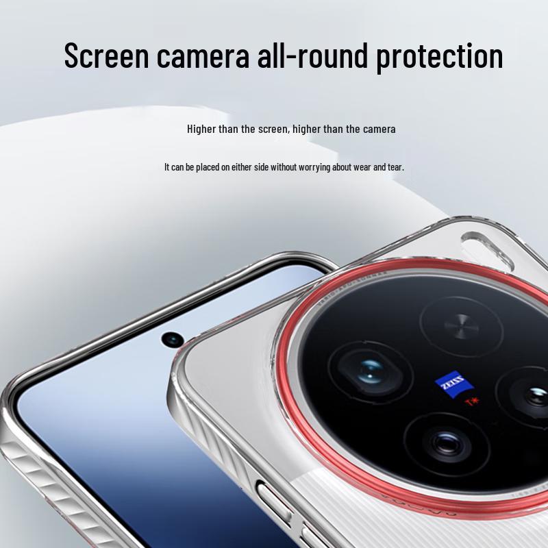 Purecolor Slim Clear Protective Phone Case for Vivo