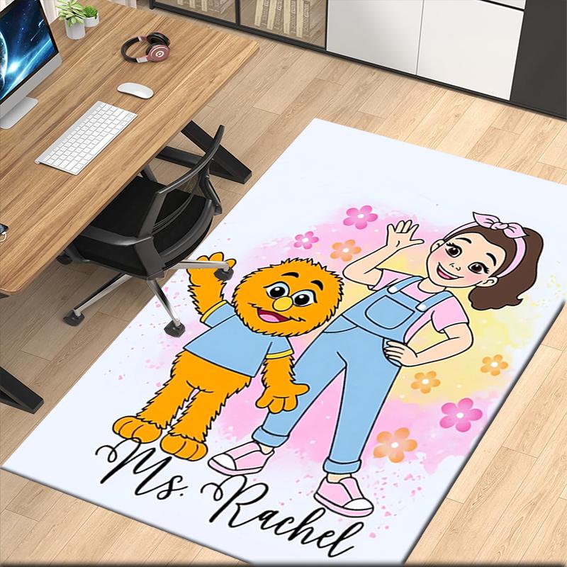 Ms. Rachel Printed Carpet, for Office Chair Living Room Bedroom Kitchen Room Decor Gifts.