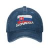 Steagul Slovaciei Șapcă de Baseball cu Soare y2k Cool Femei Bărbați Șapcă Trucker Spălată Design Reglabil Vânătoare Camping Șapcă Snapback Cadou