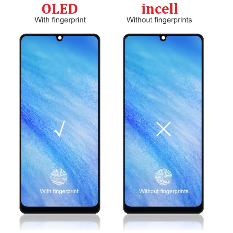 OLED cu cadru pentru display LCD Samsung A31 A315 cu ansamblu ecran tactil