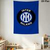 Inter Milan Crest Wallpaper Bedding 1 Duvet Cover 2 Pillowcase Without Core Christmas Birthday Gift Duvet Cover And Pillowcase