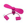 Portable 3 in 1 USB Mute Home Travel Office Mini Cooling Fan Mobile Phone Cooler