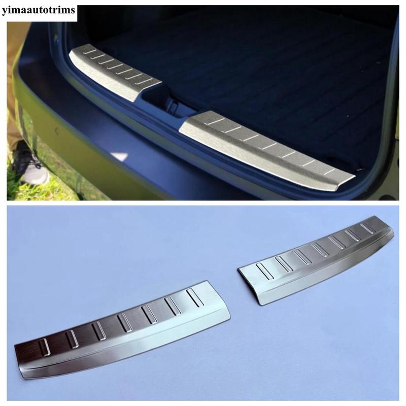 Rear Trunk Bumper Door Sill Guard Plate Anti-Scratch Protector Cover Trim Stainless Steel Accessories For Nissan Kicks 2025 2026