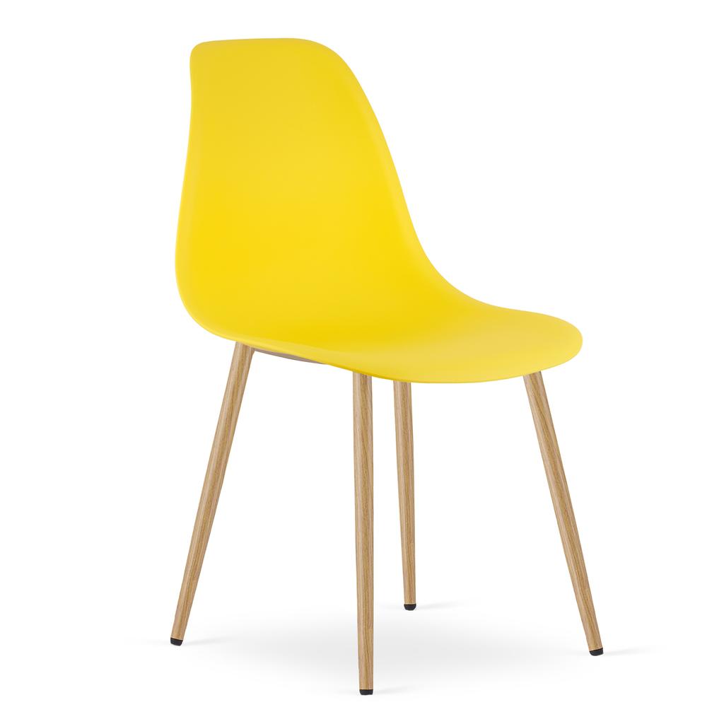 Wat Chair Yellow / Natural Legs X 3