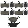 Cyleto Motorcycle Front or Rear Brake Pads for Yamaha YZFR1 YZF-R1 YZF R1 2007 2008 2009 2010 2011 2012 2013 2014