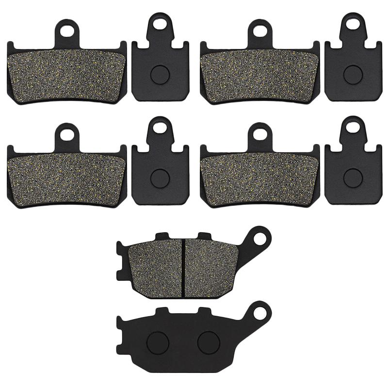 Cyleto Motorcycle Front or Rear Brake Pads for Yamaha YZFR1 YZF-R1 YZF R1 2007 2008 2009 2010 2011 2012 2013 2014