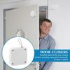 Punch-free Automatic Sensor Door Closer Adjustable Surface Mount Pull Cord Door Closer For Residential Commercial Use