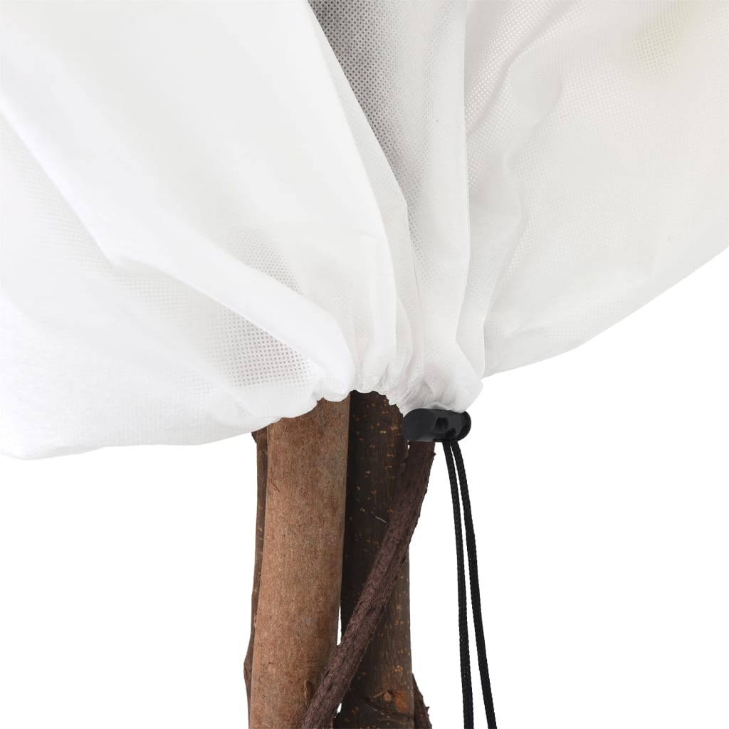 Winter Frost Protection Cover with Drawstring 4 pcs 70 g m² 0.8 x 0.8 m
