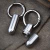 Keychain Lightweight O-ring Gasket Pill Holder Case