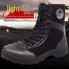 Fleece-Lined Waterproof High-Top Tactical Boots