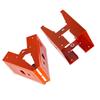 2PCS Saw Horse Bracket Cold Rolled Steel Mechanical Sawhorse Brackets Display Stand for Woodworking