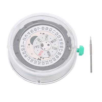 OS00 Quartz Movement Alloy Professional Dual Calendar Replacement Watch Movement with Battery