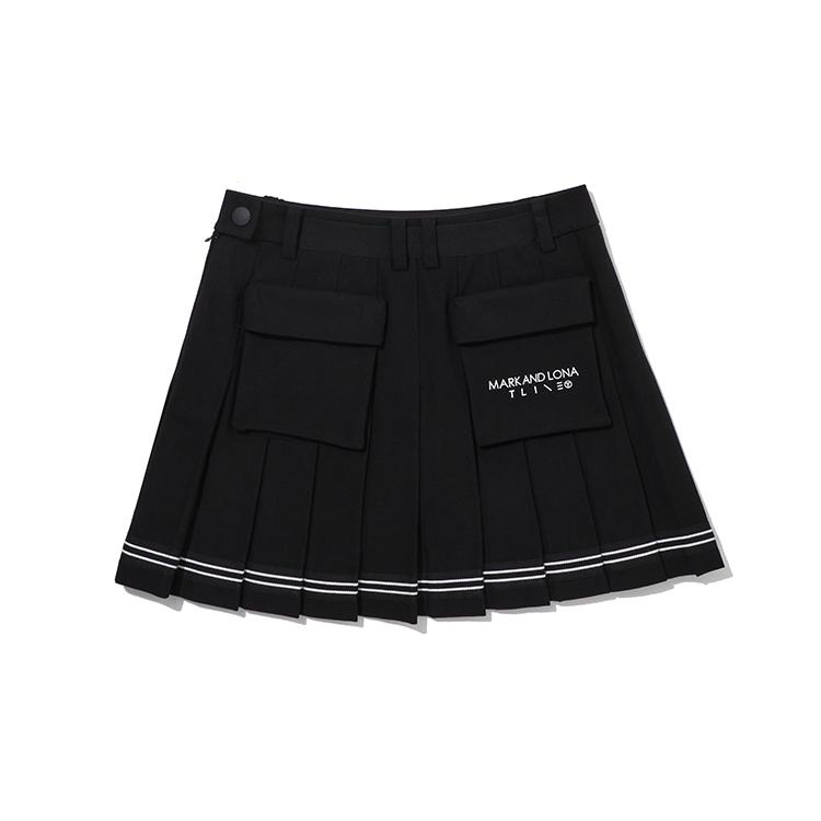 Makeuaenlona W T-Line Volume Pocket T/R Pleats Skirt Lr3Xe73F